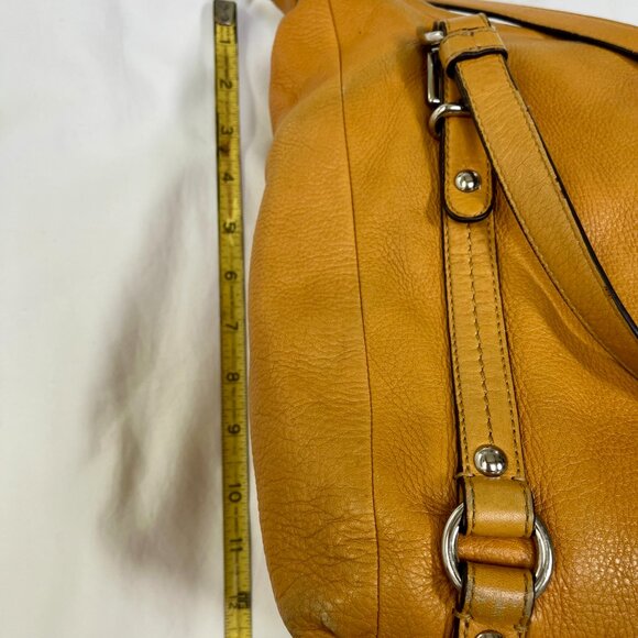 Coach Alexandra Yellow Leather 15273 handbag satchel-style tote - Picture 9 of 12